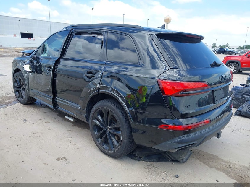 Vin: wa1lvbf76sd000024, lot: 45876296, audi q7 premium plus 55 tfsi quattro tiptronic 20253