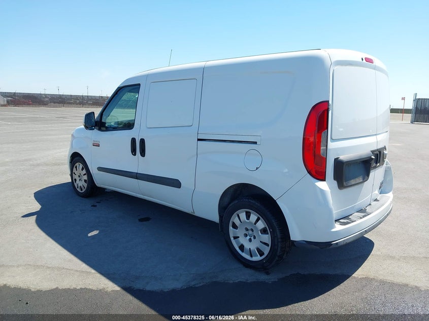 Vin: zfberfbt1f6a78644, lot: 45876309, ram promaster city slt 20153