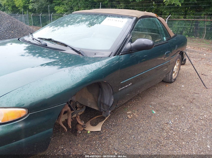 1996 Chrysler Sebring Jxi VIN: 3C3EL55H5TT274458 Lot: 45378351