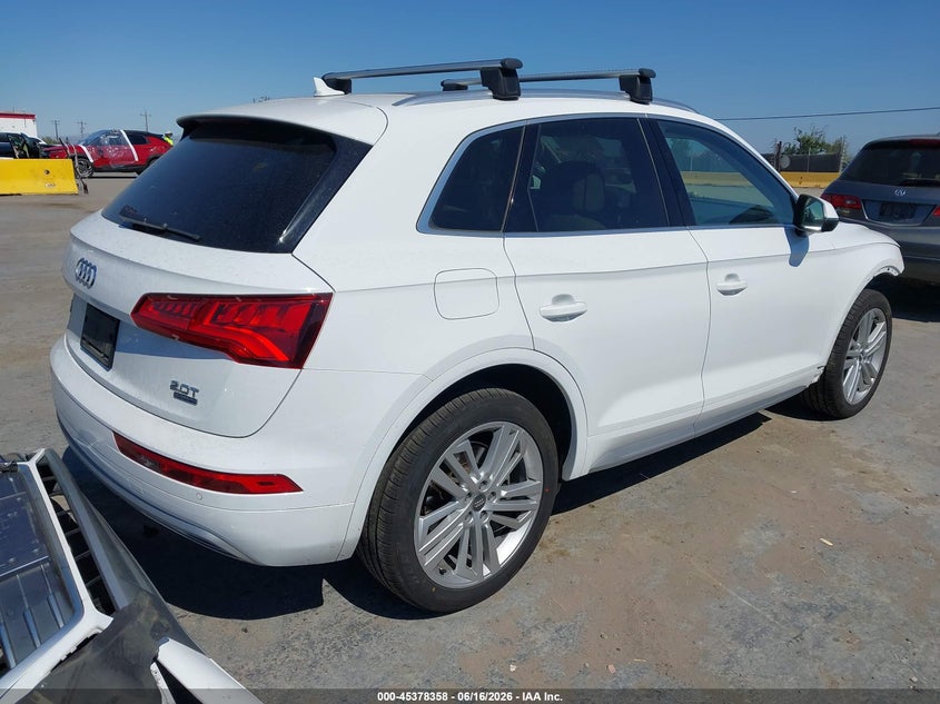 Vin: wa1bnafy1j2006080, lot: 45876344, audi q5 2.0t premium/2.0t tech premium 20184