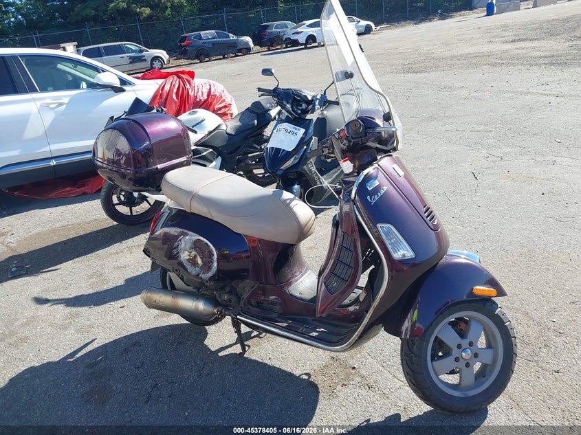 2007 Vespa Granturismo 200 VIN: ZAPM319K175008266 Lot: 45378405