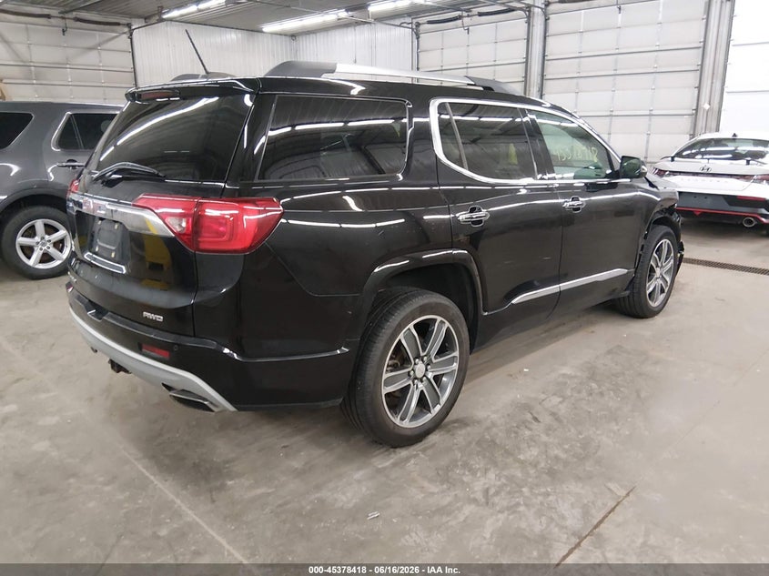 Vin: 1gkknxls5hz158118, lot: 45876404, gmc acadia denali 20174