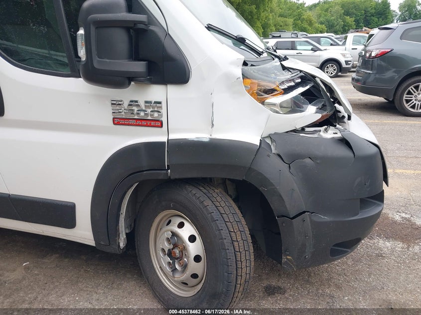 2021 Ram Promaster 2500 High Roof 159 Wb VIN: 3C6LRVDG6ME512826 Lot: 45378462