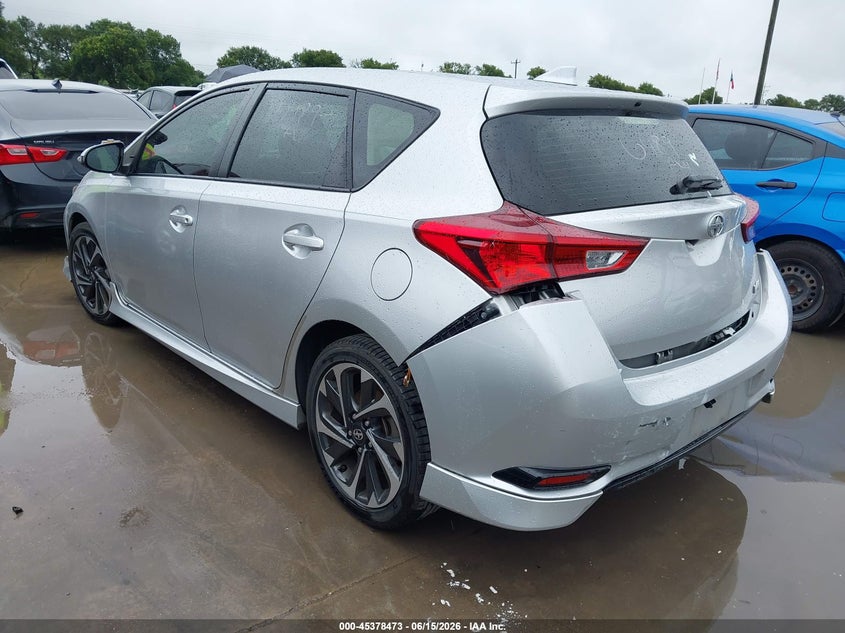 Vin: jtnkarje7gj506557, lot: 45876459, scion im 20163