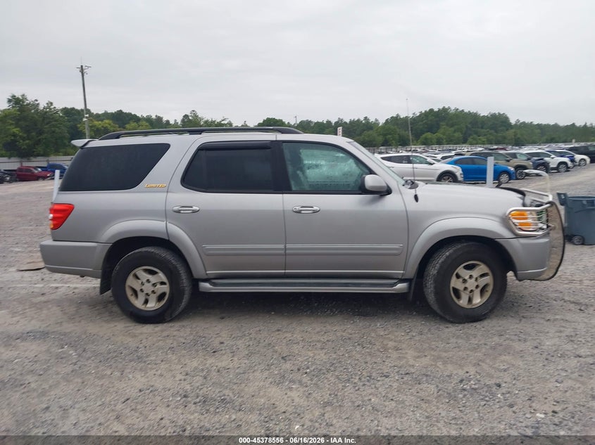 2002 Toyota Sequoia Limited V8 VIN: 5TDZT38A42S116301 Lot: 45378556