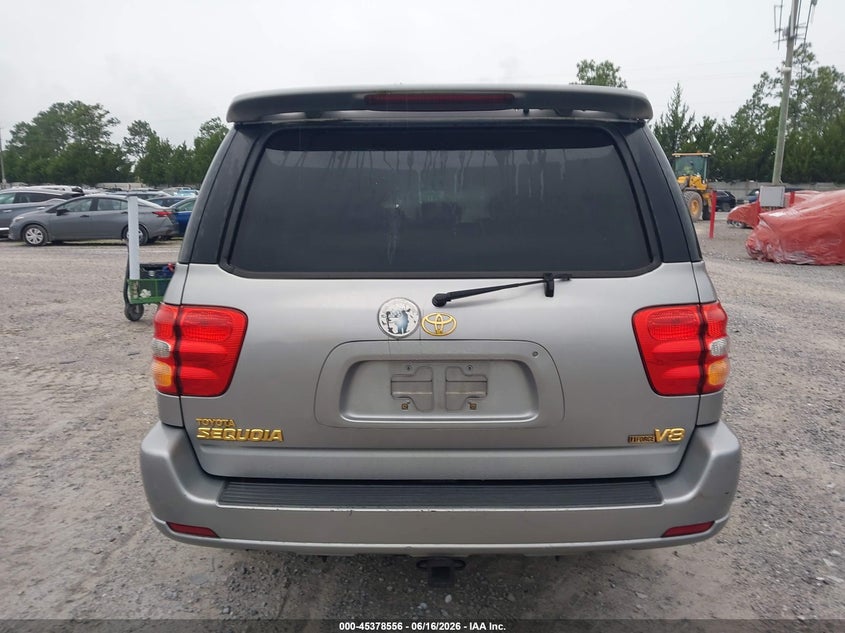 2002 Toyota Sequoia Limited V8 VIN: 5TDZT38A42S116301 Lot: 45378556