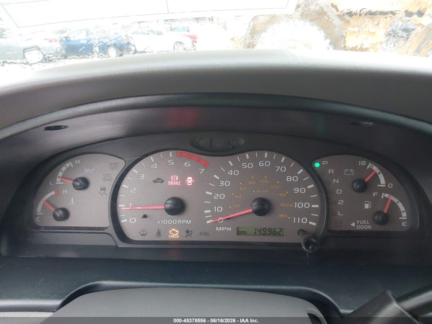 2002 Toyota Sequoia Limited V8 VIN: 5TDZT38A42S116301 Lot: 45378556