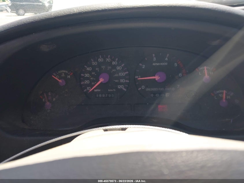 1998 FORD MUSTANG COUPE 3.8L V-6 150HP