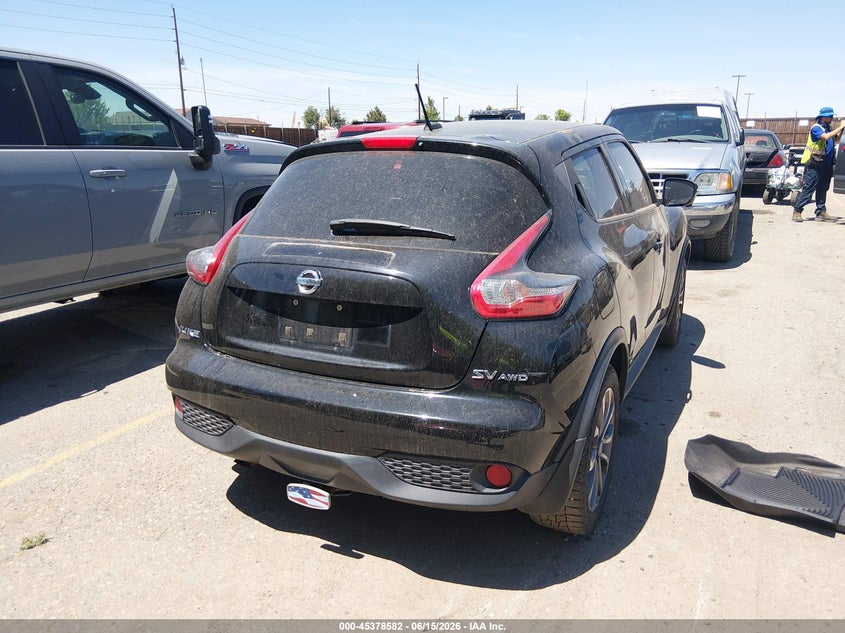 2017 Nissan Juke Sv VIN: JN8AF5MV6HT754654 Lot: 45378582