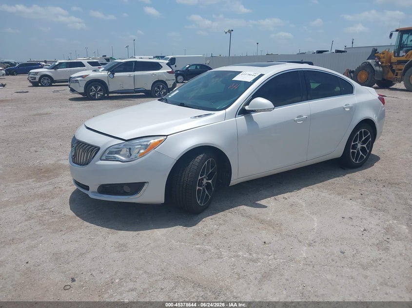 Vin: 2g4gl5ex9h9115752, lot: 45876630, buick regal turbo sport touring 20172