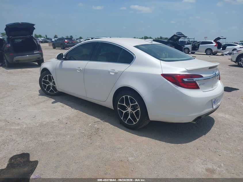 Vin: 2g4gl5ex9h9115752, lot: 45876630, buick regal turbo sport touring 20173