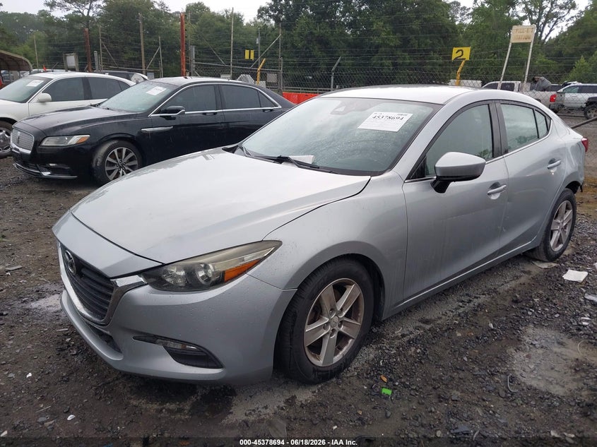 Vin: jm1bn1v78h1127543, lot: 45876680, mazda mazda3 touring 20172