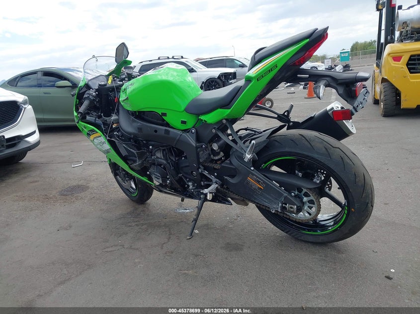 2025 Kawasaki Zx636 K VIN: JKBZXJK12SA009171 Lot: 45378699