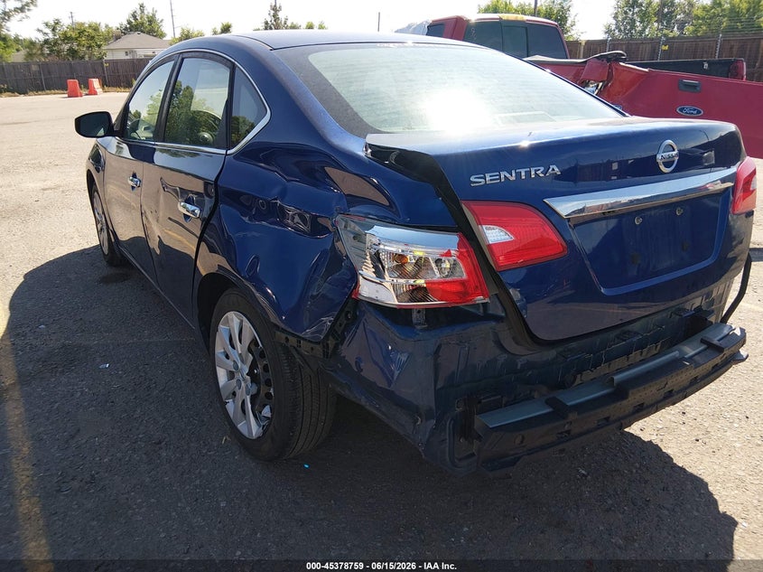 2019 Nissan Sentra S VIN: 3N1AB7AP3KY384449 Lot: 45378759