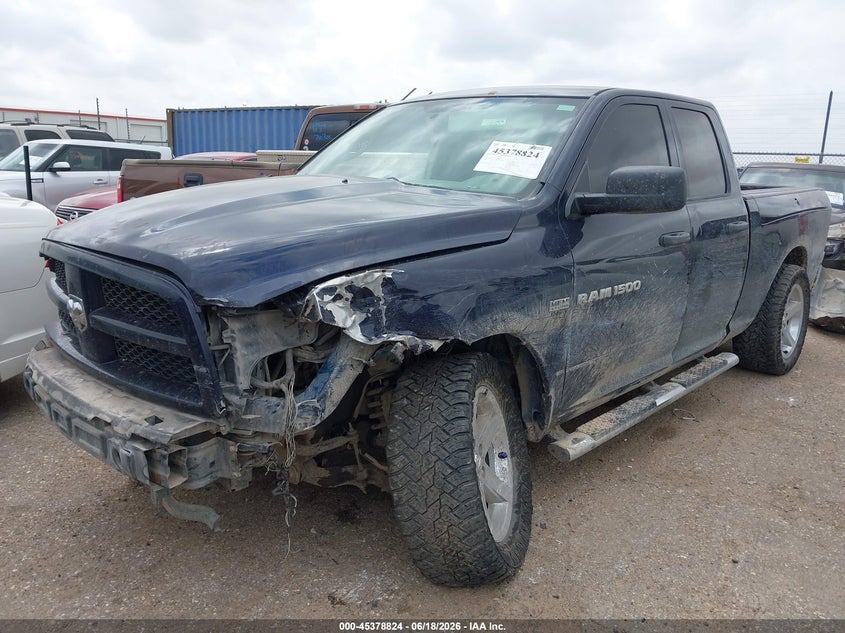 Vin: 1c6rd7ft3cs238690, lot: 45876810, ram 1500 express 20122