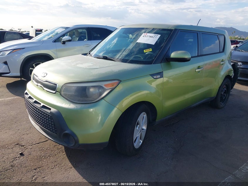 Vin: kndhn2a21e7041088, lot: 45876813, kia soul 20142