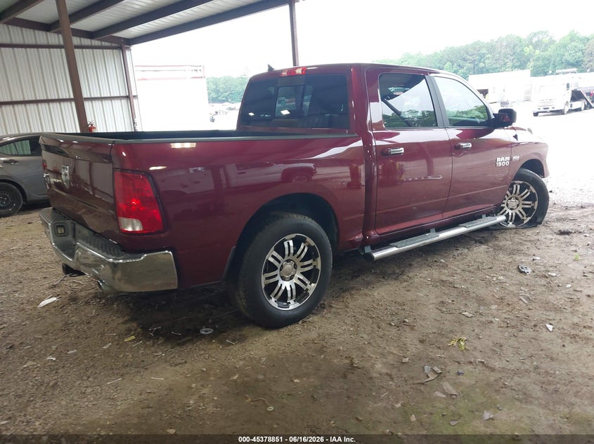 Vin: 1c6rr6lt3hs806234, lot: 45876837, ram 1500 big horn  4x2 5'7 box 20174