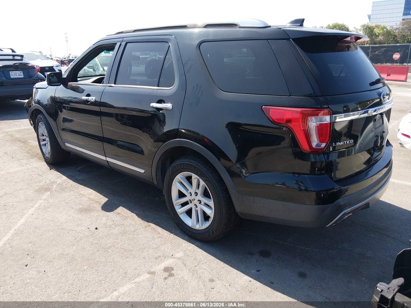 Vin: 1fm5k7f89ggc14343, lot: 45876847, ford explorer limited 20163