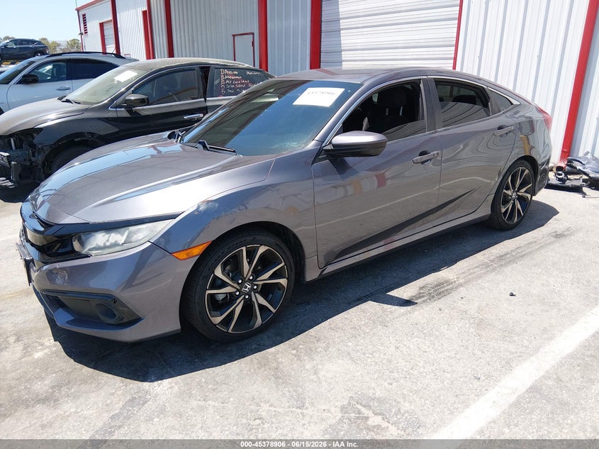 2019 HONDA CIVIC SEDAN 2.0L I-4 DOHC, VVT, 158HP