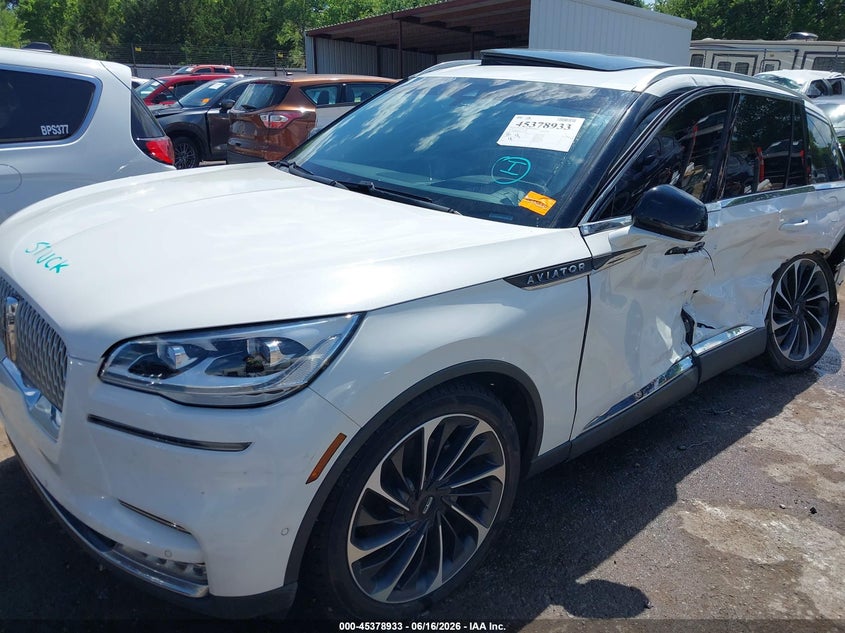 Vin: 5lm5j7xc5ngl12043, lot: 45876919, lincoln aviator reserve 20222