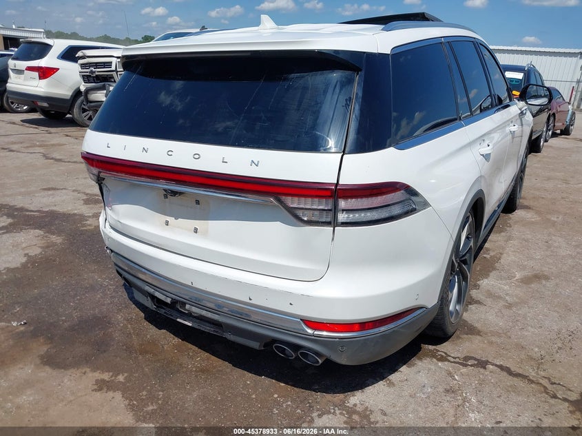 Vin: 5lm5j7xc5ngl12043, lot: 45876919, lincoln aviator reserve 20224