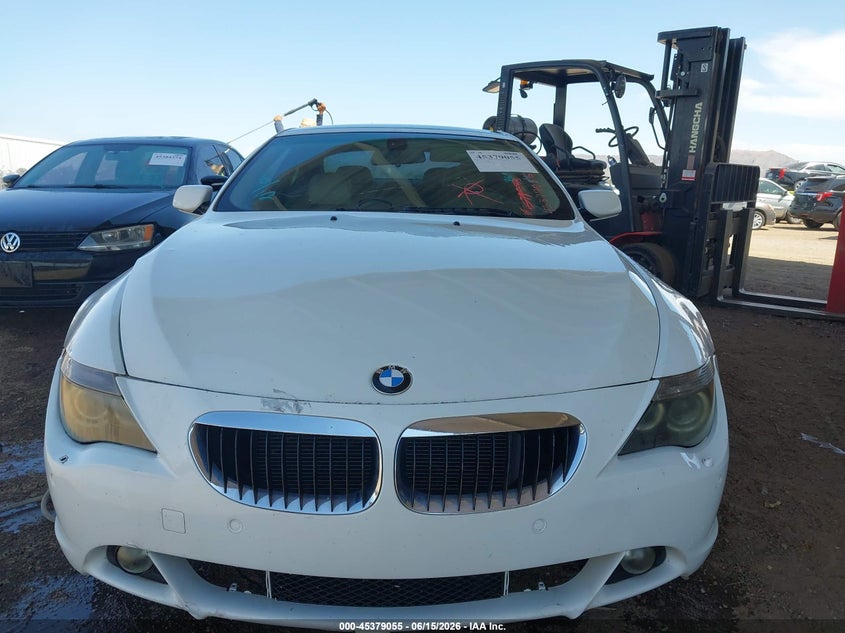 2005 BMW 645Ci VIN: WBAEH73415B869284 Lot: 45379055