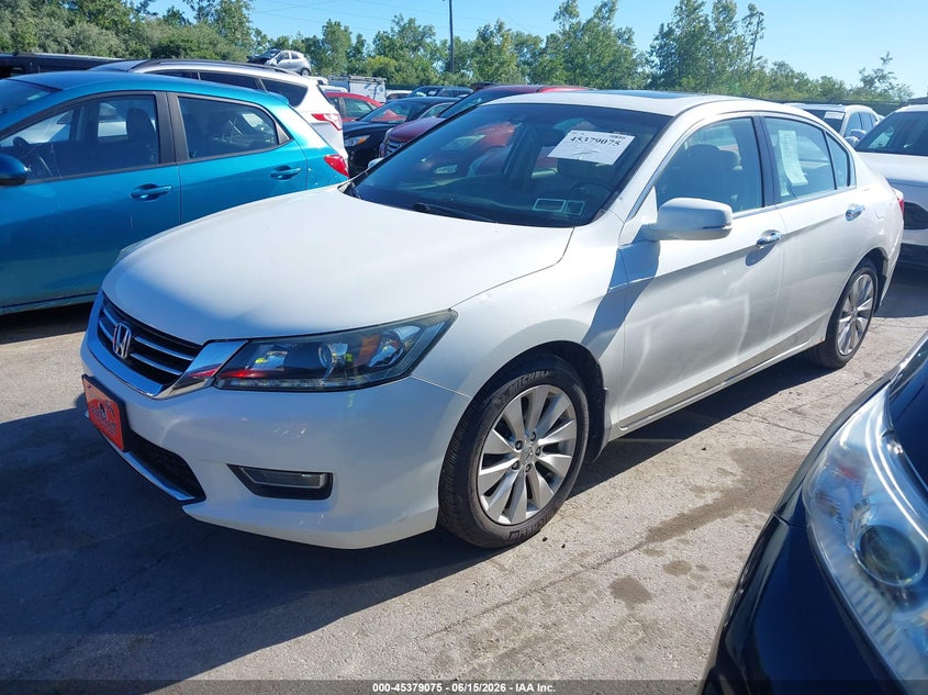 2013 Honda Accord Ex-L V-6 1HGCR3F80DA025077 photo 1