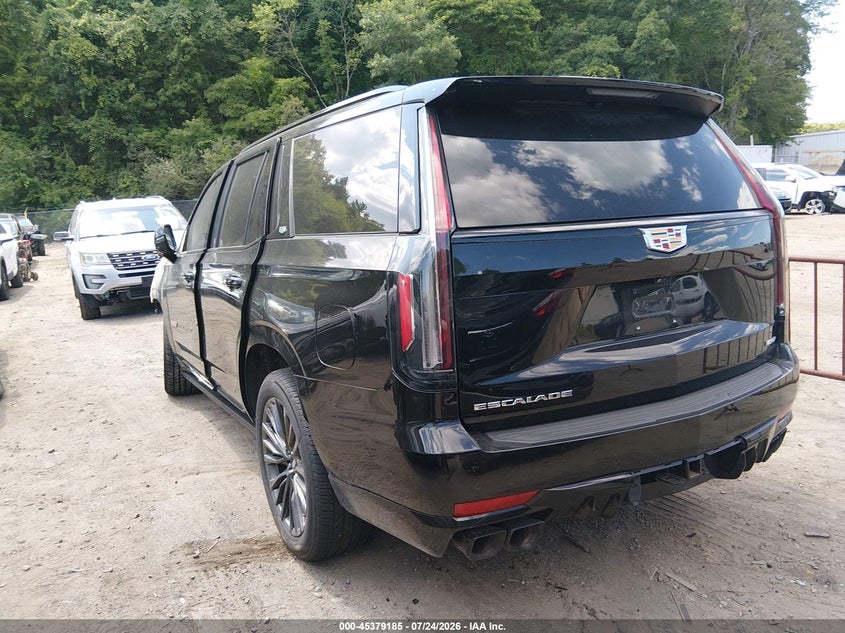 Vin: 1gys4hk98pr298756, lot: 45877180, cadillac escalade 4wd v-series 20233