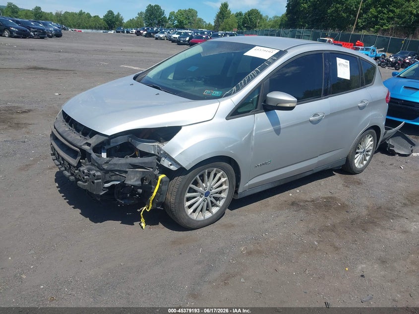 Vin: 1fadp5au8el519630, lot: 45877188, ford c-max hybrid se 20142