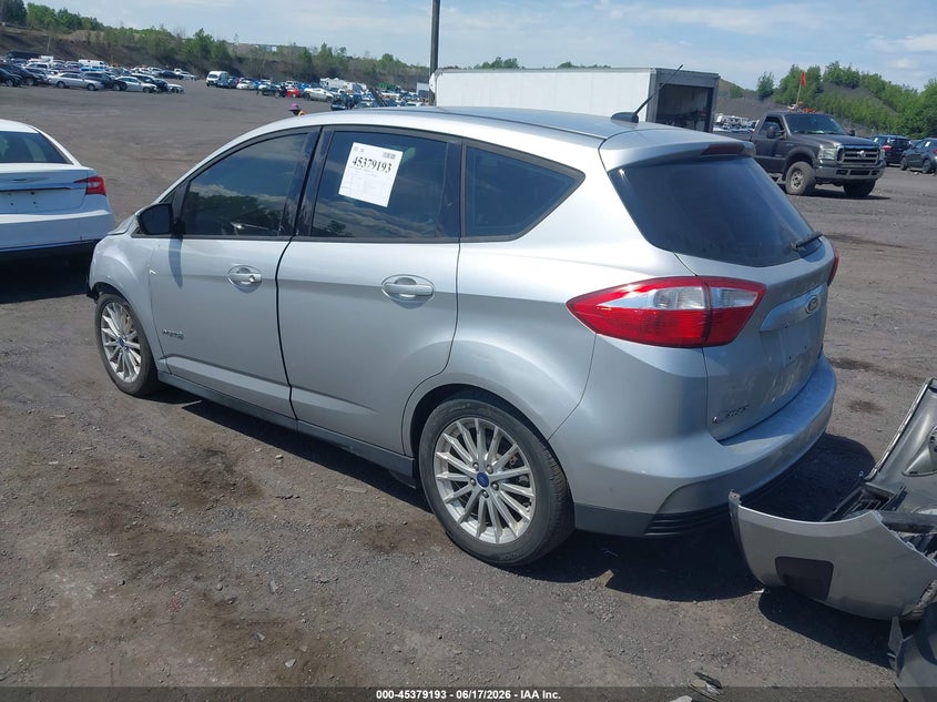 Vin: 1fadp5au8el519630, lot: 45877188, ford c-max hybrid se 20143