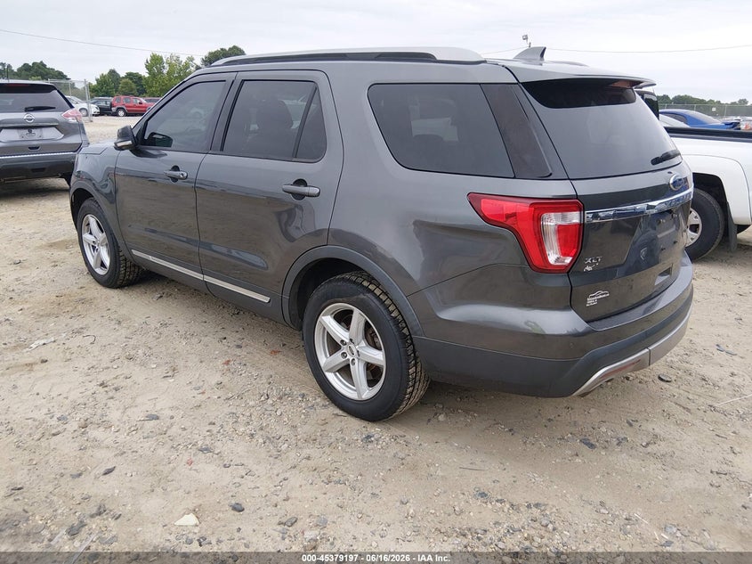 Vin: 1fm5k8d89ggd10899, lot: 45877192, ford explorer xlt 20163