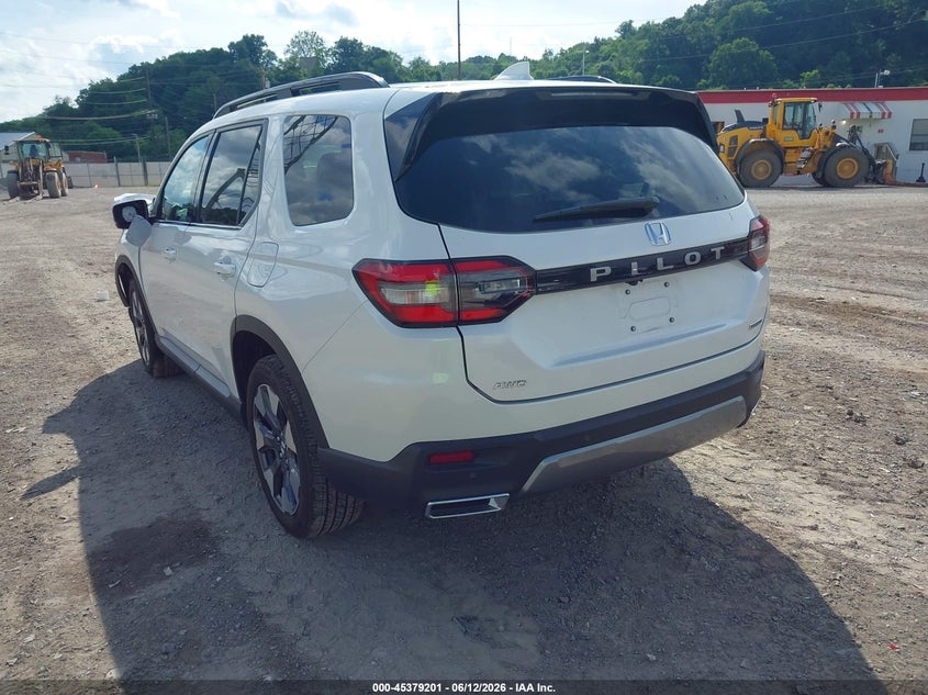 Vin: 5fnyg1h71tb016431, lot: 45877195, honda pilot touring/touring blackout 20263