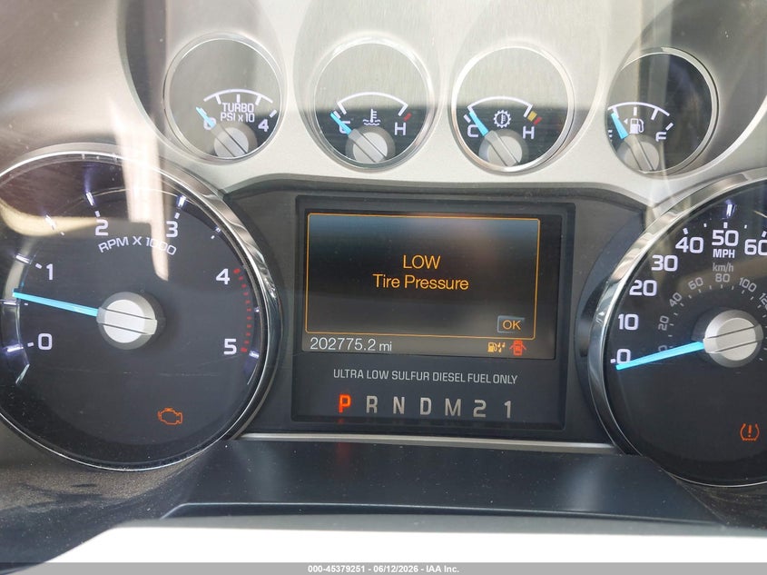 2013 FORD F250 TRUCK 6.7L V-8 DI, TURBO, 400HP