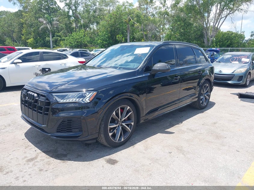 Vin: wa1vwbf7xpd020273, lot: 45877253, audi sq7 prestige tfsi quattro tiptronic 20232