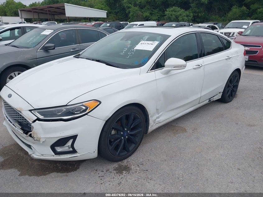 2019 Ford Fusion Titanium 3FA6P0D99KR263594 photo 1