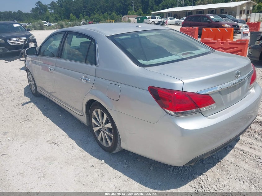 2011 TOYOTA AVALON SEDAN 3.5L V-6 DOHC, VVT, 268HP