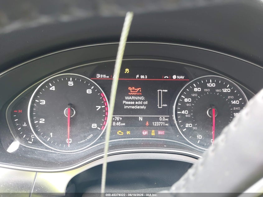 2012 Audi A7 3.0 Prestige VIN: WAU2GAFC5CN169592 Lot: 45379322