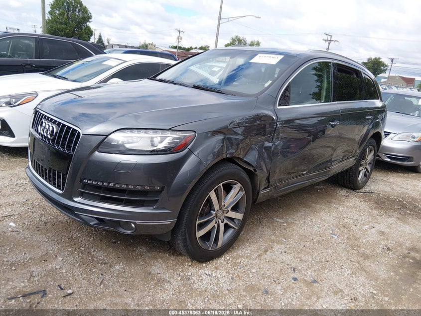 Vin: wa1lgafe2fd031263, lot: 45877358, audi q7 3.0t premium 20152