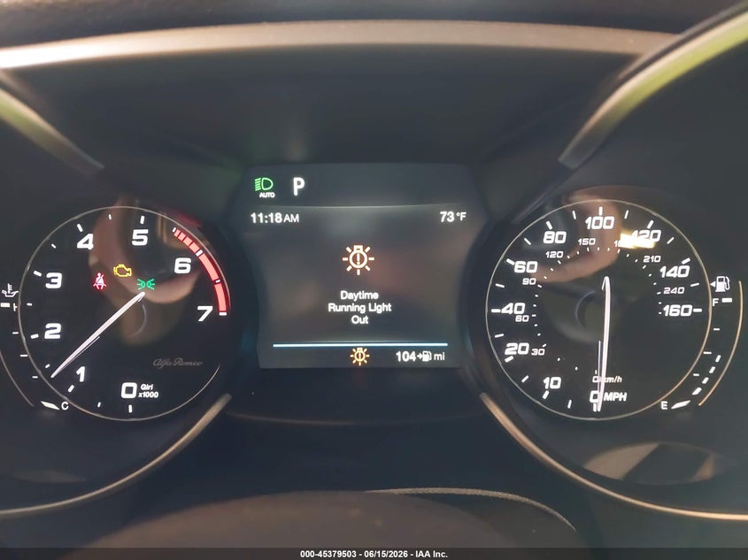 2018 Alfa Romeo Giulia Ti Sport Awd VIN: ZARFAEEN5J7592406 Lot: 45379503