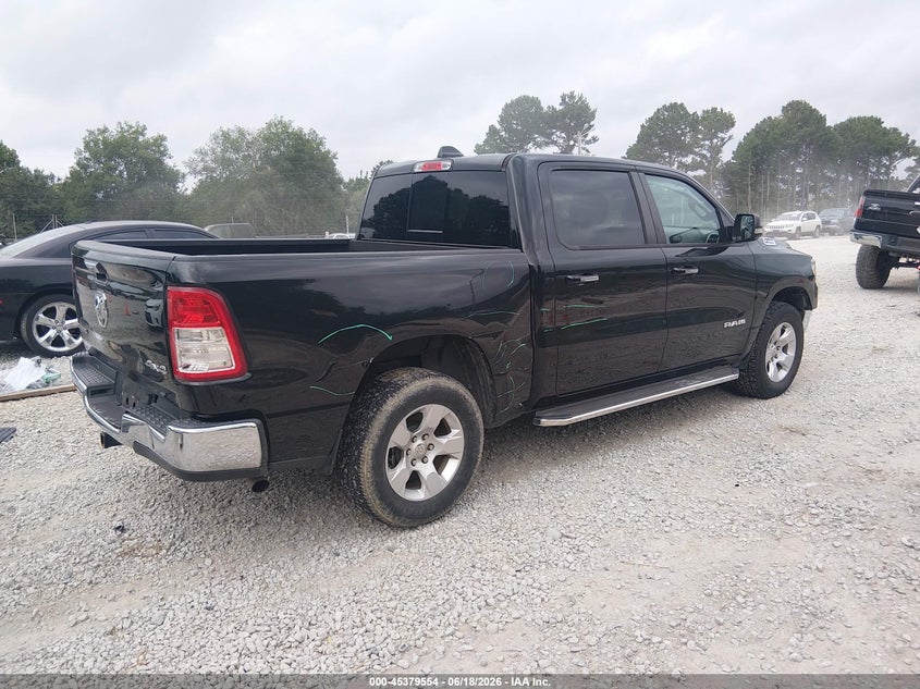 Vin: 1c6rrffg8ln128389, lot: 45877549, ram 1500 big horn  4x4 5'7 box 20204