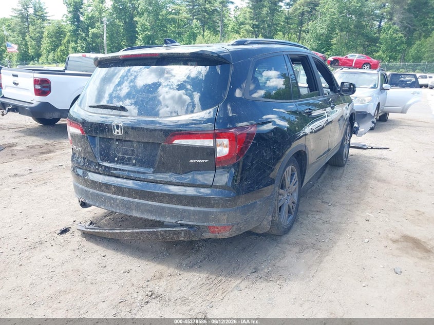 2022 HONDA PILOT SPORT UTILITY VEHICLE 3.5L V-6 DI, VVT, 280HP