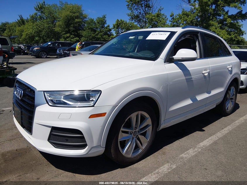 Vin: wa1efcfs3gr009306, lot: 45877820, audi q3 2.0t premium plus 20162