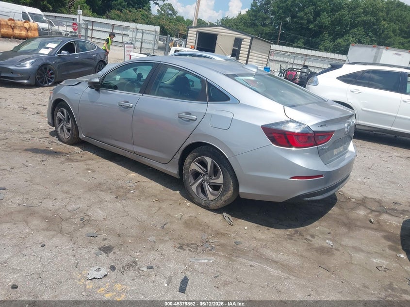 Vin: 19xze4f52ke002345, lot: 45877847, honda insight ex 20193
