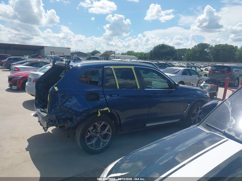BMW X3 2022 VIN 5UX43DP07N9L57814