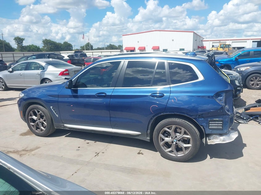 BMW X3 2022 VIN 5UX43DP07N9L57814