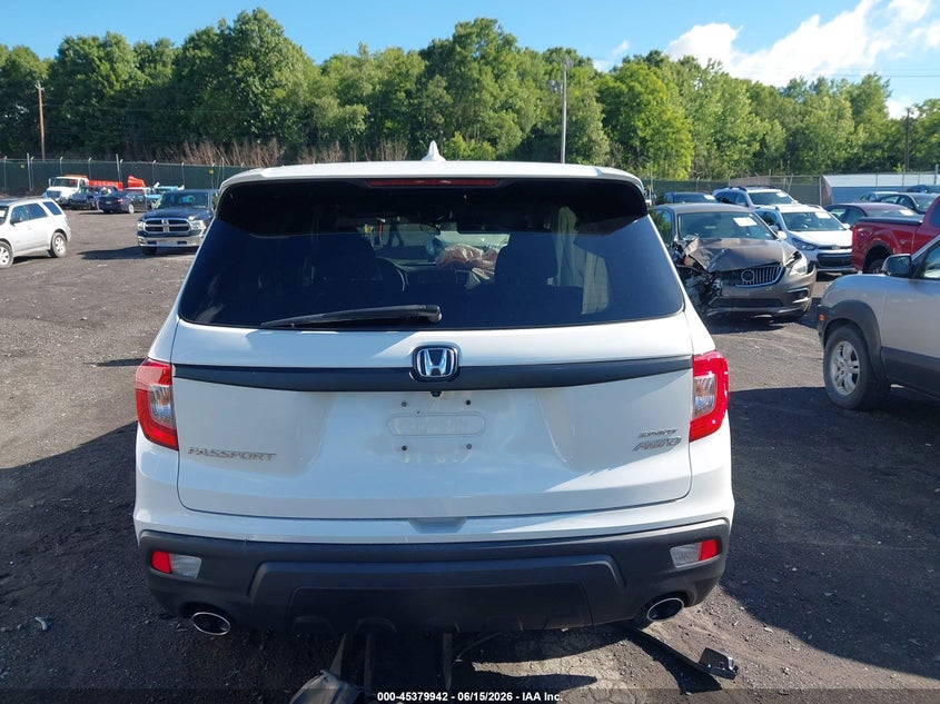 2021 Honda Passport Awd Sport VIN: 5FNYF8H28MB031669 Lot: 45379942