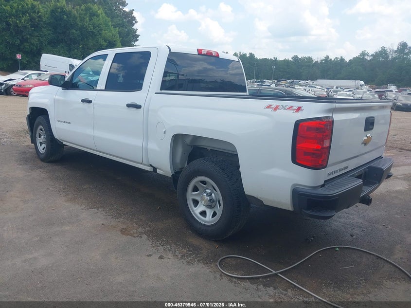 Vin: 3gcuknec6hg437472, lot: 45877941, chevrolet silverado 1500 wt 20173