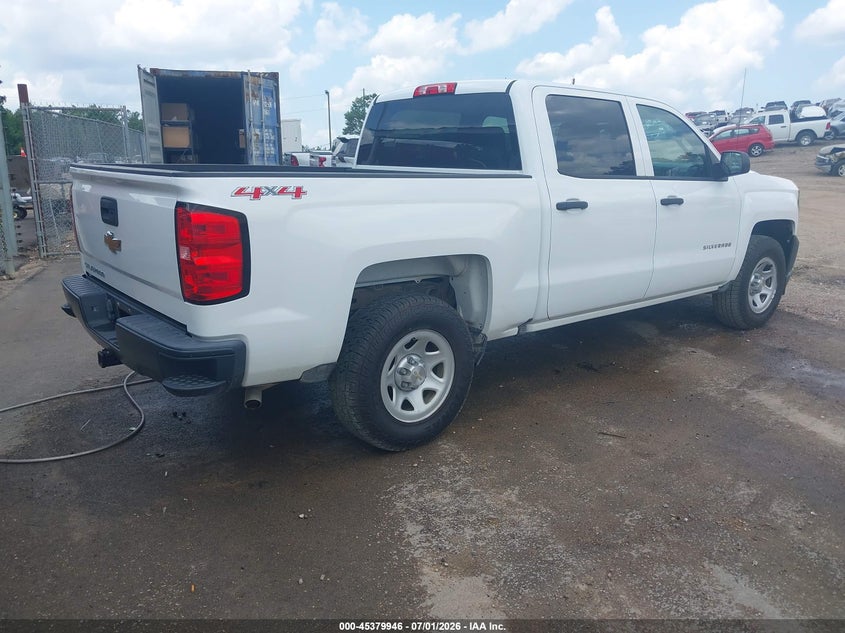 Vin: 3gcuknec6hg437472, lot: 45877941, chevrolet silverado 1500 wt 20174