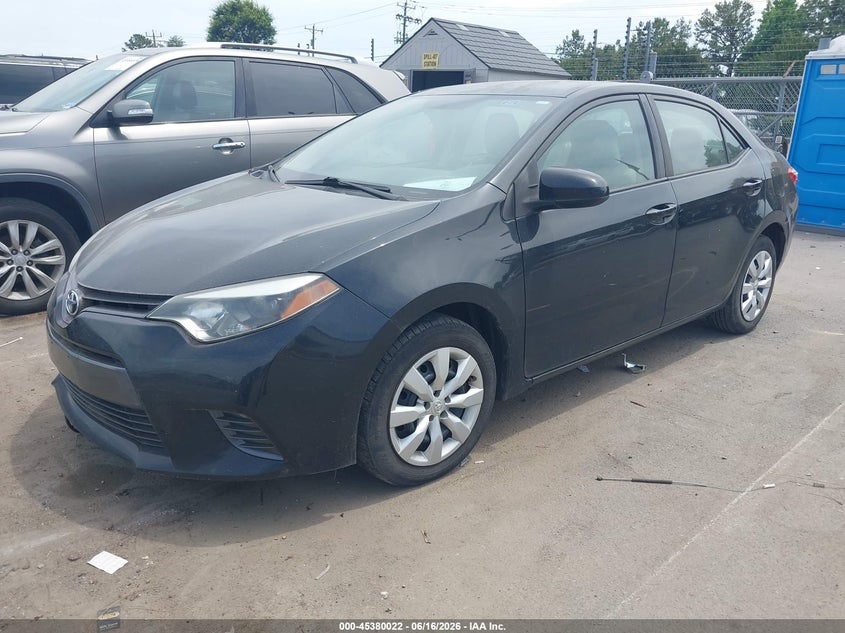 2016 Toyota Corolla Le 2T1BURHE3GC687461 photo 1