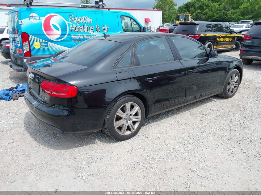 2010 AUDI A4 auction photo 4